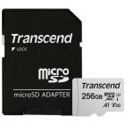  - Transcend TS256GUSD300S-A High Performance, microSDXC UHS-I U3, V30, A2 [R/W - 100/85 MB/s] с адаптером
