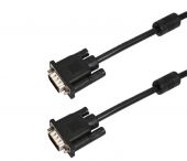 PROconnect Шнур VGA - VGA с ферритами, длина 1,8 метра, черный (17-5503-6)